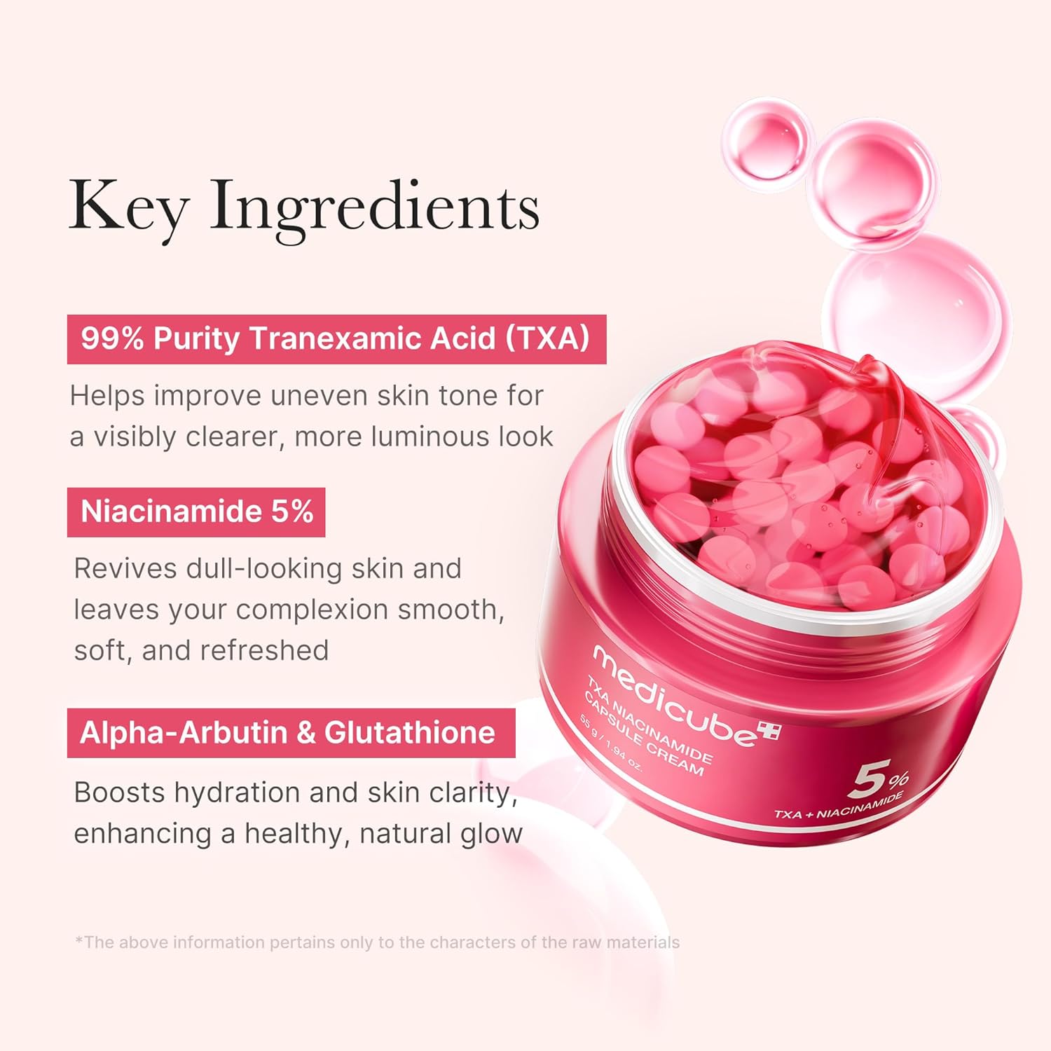 Medicube TXA Niacinamide Capsule Cream [55g]